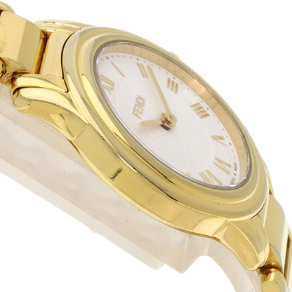 FENDI Round face Watches 25000L Gold Plated/Gold Plated Ladies