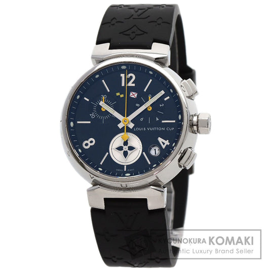 LOUIS VUITTON Tambour GM Lovely Cup Watches Q11BG Stainless Steel/Rubber mens