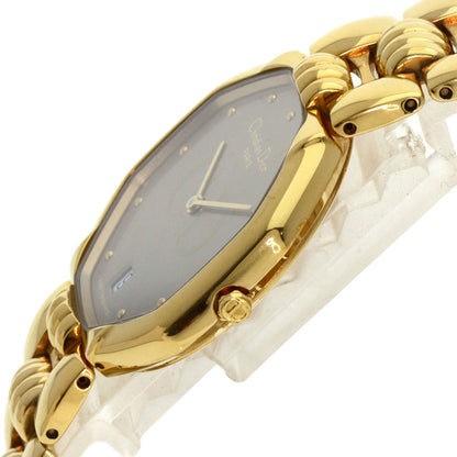 CHRISTIAN DIOR Octagon Watches 25.154 Gold Plated/Gold Plated mens