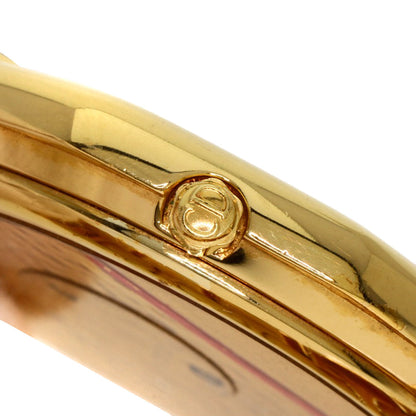 CHRISTIAN DIOR Octagon Watches 25.154 Gold Plated/Gold Plated mens