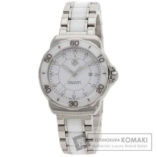 TAG HEUER FORMULA1 12P Diamond Watches WAH1315.BA0868 Stainless Steel/SSxCeramic Ladies
