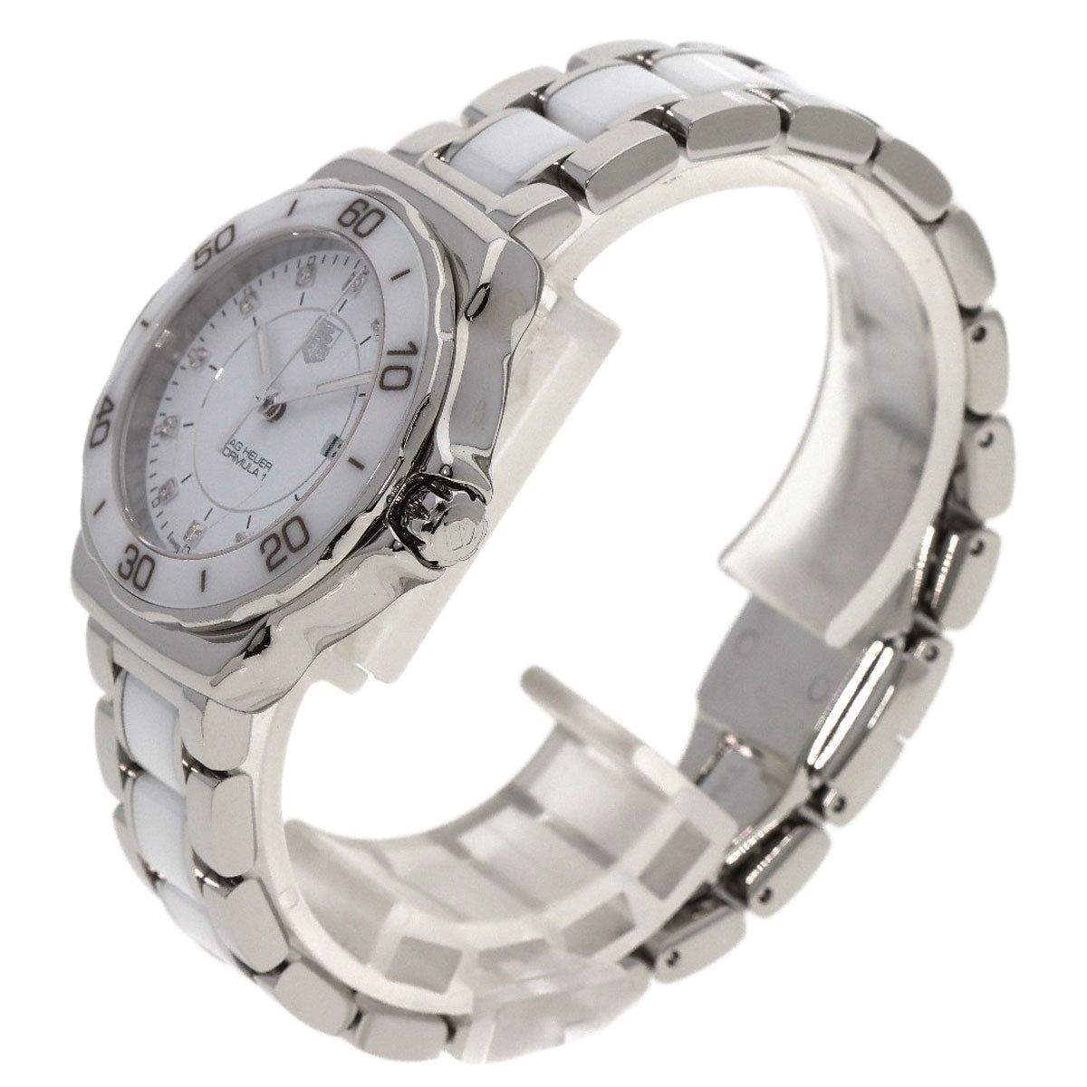 TAG HEUER FORMULA1 12P Diamond Watches WAH1315.BA0868 Stainless Steel/SSxCeramic Ladies