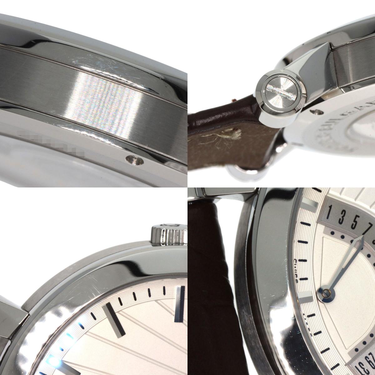 BVLGARI Sotirio Retrograde 125th Anniversary Model Watches SB42SDR Stainless Steel/Leather mens