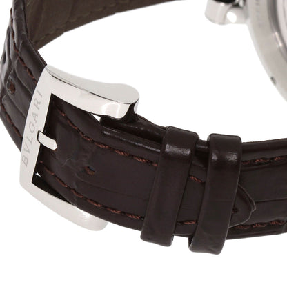 BVLGARI Sotirio Retrograde 125th Anniversary Model Watches SB42SDR Stainless Steel/Leather mens