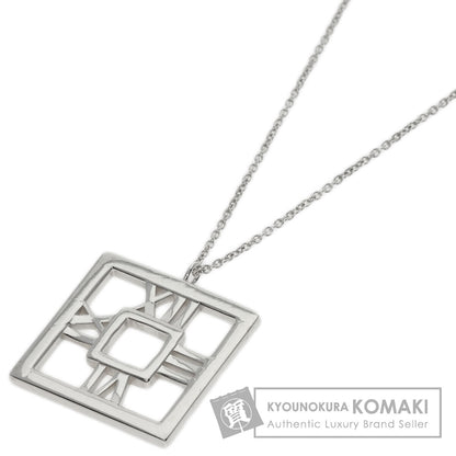 TIFFANY&Co.   Necklace atlas open square Silver Ladies