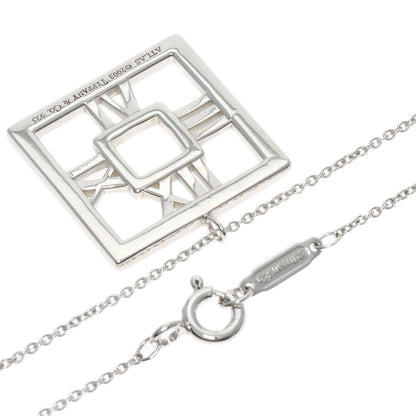 TIFFANY&Co.   Necklace atlas open square Silver Ladies