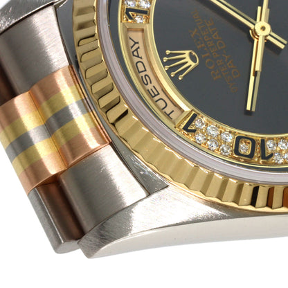 ROLEX Day Date 36 Toridoll Milliard Diamond Watches 18239BIC K18 White Gold/toridor mens