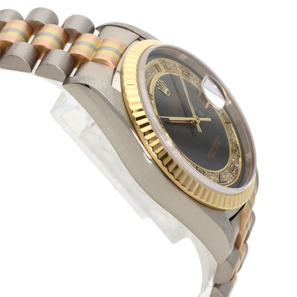 ROLEX Day Date 36 Toridoll Milliard Diamond Watches 18239BIC K18 White Gold/toridor mens