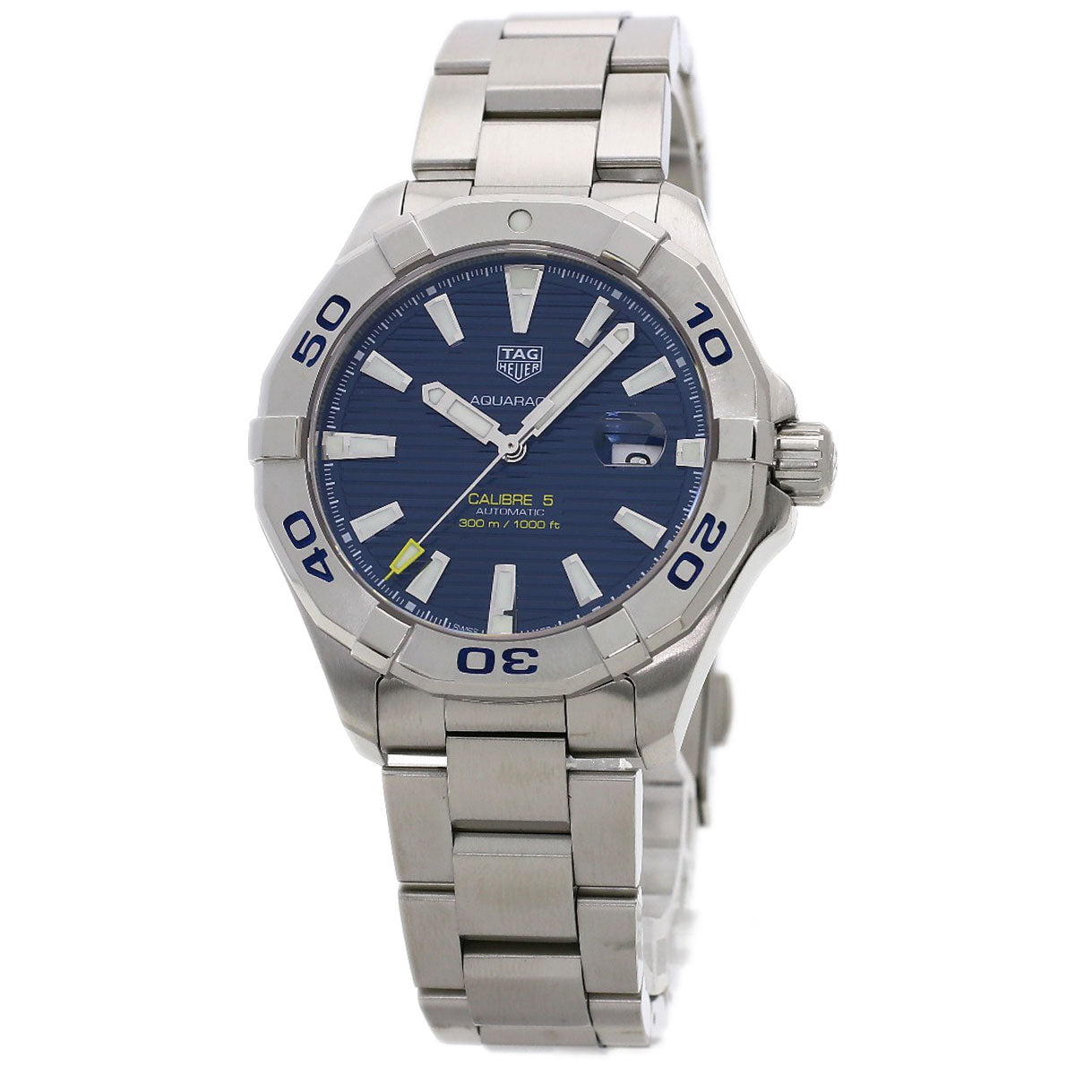 TAG HEUER Aqua Racer Date Watches WAY2012 Stainless Steel/Stainless Steel mens