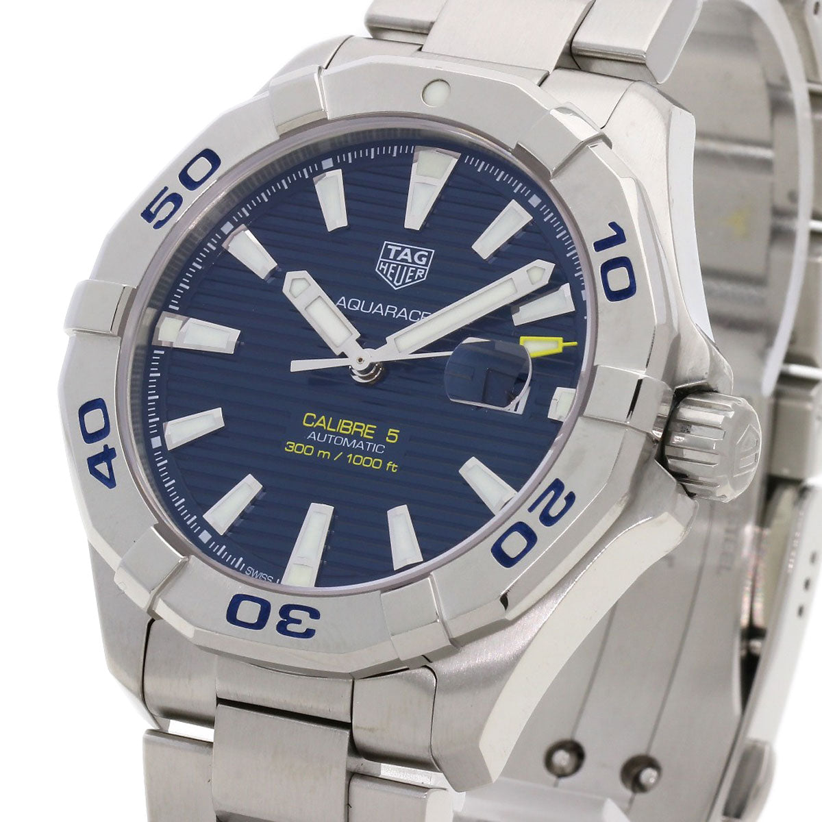 TAG HEUER Aqua Racer Date Watches WAY2012 Stainless Steel/Stainless Steel mens