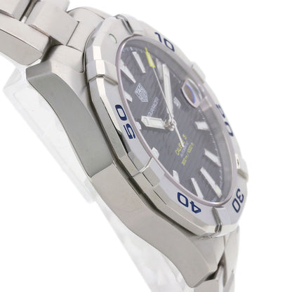 TAG HEUER Aqua Racer Date Watches WAY2012 Stainless Steel/Stainless Steel mens