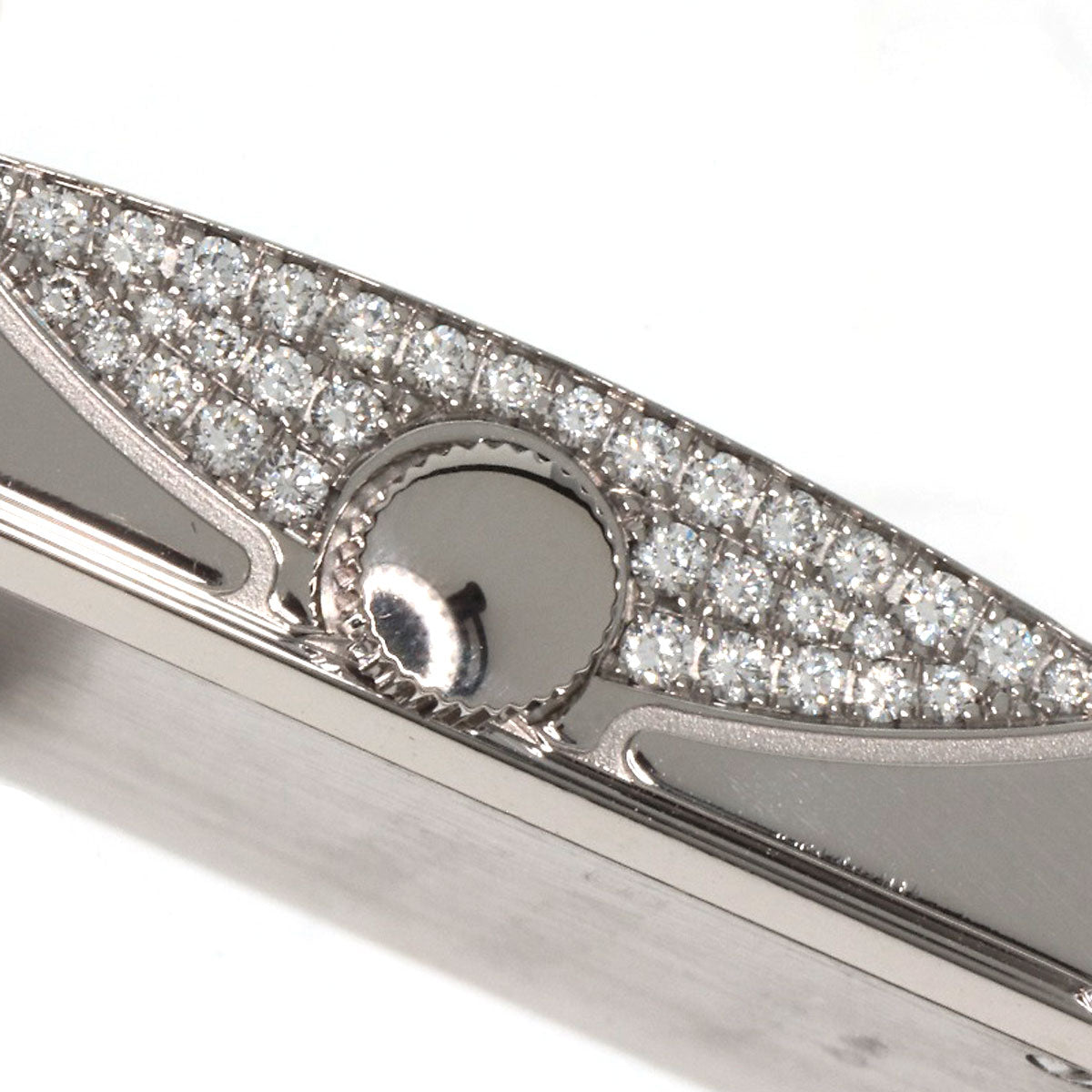 BVLGARI Rettangolo Diamond Watches RTW39G K18 White Gold/K18WGxDiamond Ladies