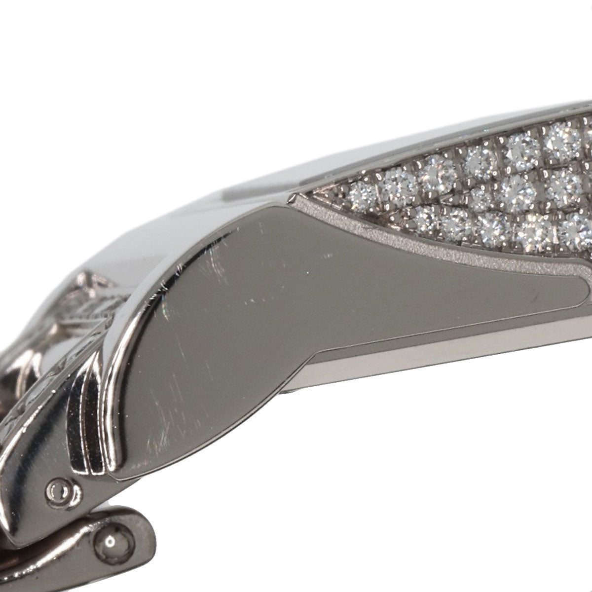 BVLGARI Rettangolo Diamond Watches RTW39G K18 White Gold/K18WGxDiamond Ladies