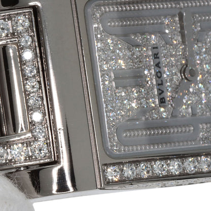 BVLGARI Rettangolo Diamond Watches RTW39G K18 White Gold/K18WGxDiamond Ladies