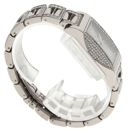 BVLGARI Rettangolo Diamond Watches RTW39G K18 White Gold/K18WGxDiamond Ladies