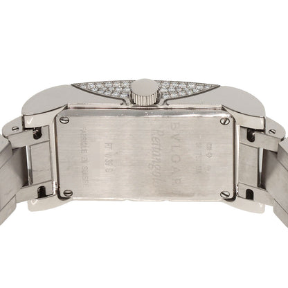 BVLGARI Rettangolo Diamond Watches RTW39G K18 White Gold/K18WGxDiamond Ladies
