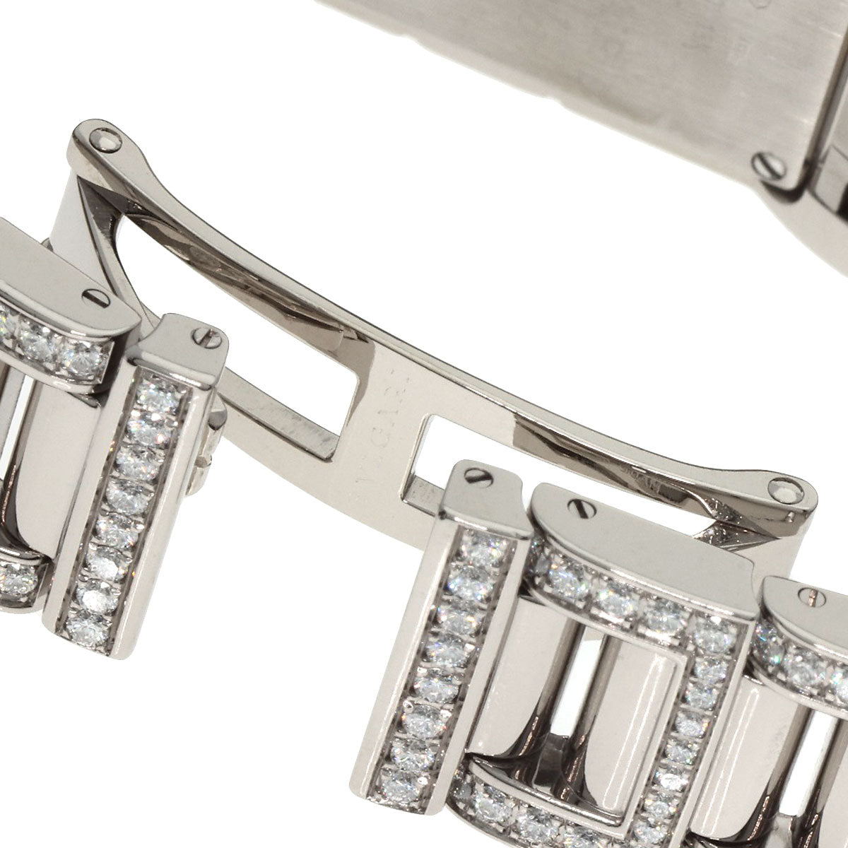 BVLGARI Rettangolo Diamond Watches RTW39G K18 White Gold/K18WGxDiamond Ladies