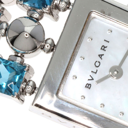 BVLGARI Lucia Blue Topaz Watches LUW16G K18 White Gold/K18WGxBlue Topaz Ladies