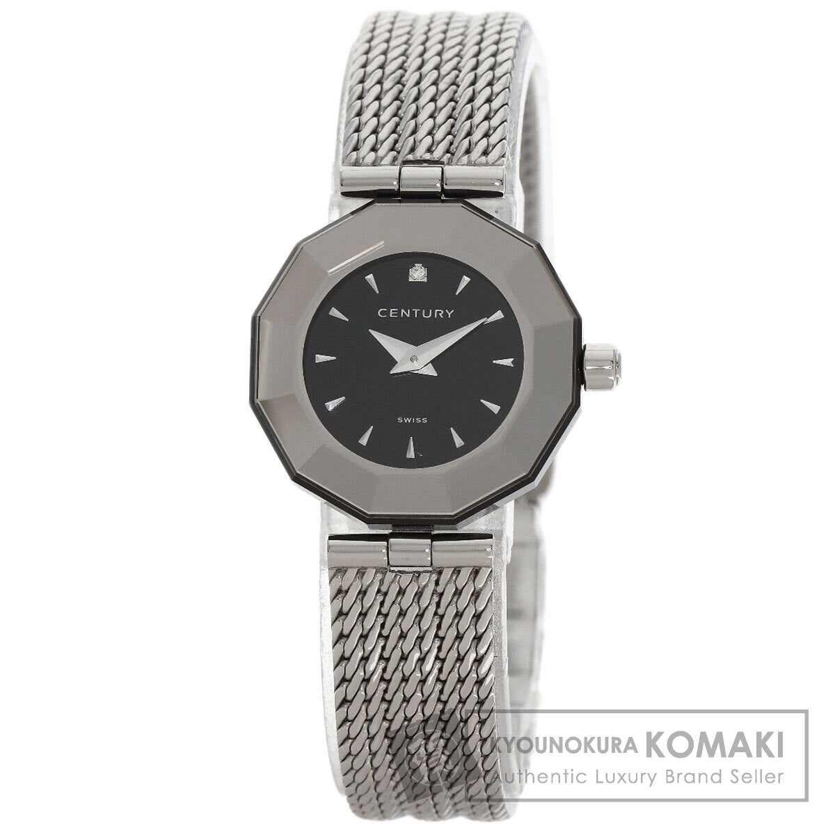 CENTURY Time Gem 1P Diamond Watches Stainless Steel/Stainless Steel Ladies