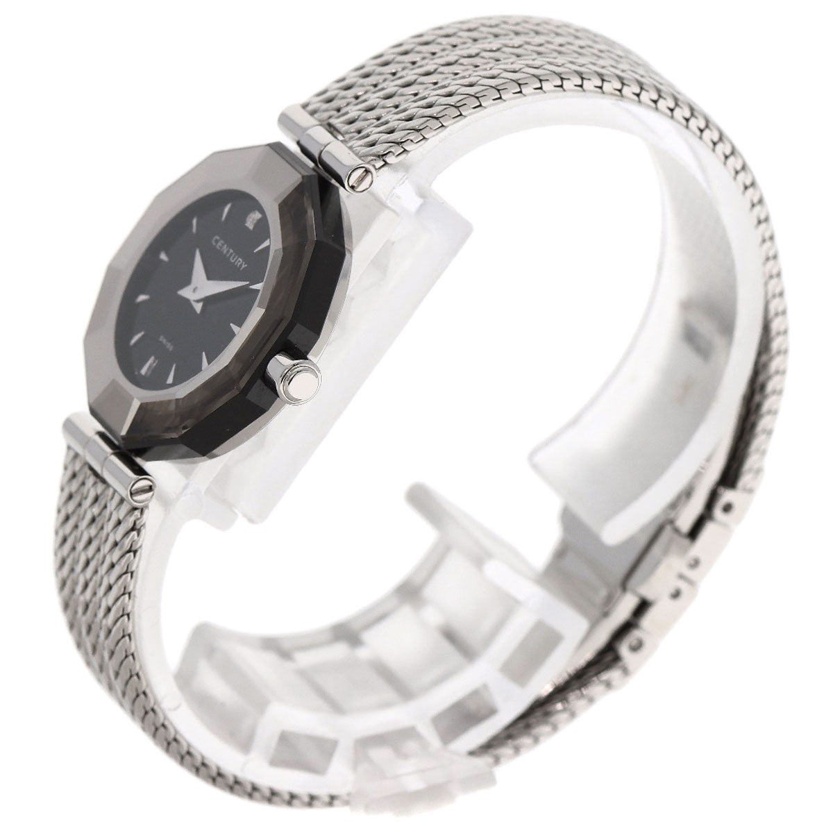 CENTURY Time Gem 1P Diamond Watches Stainless Steel/Stainless Steel Ladies