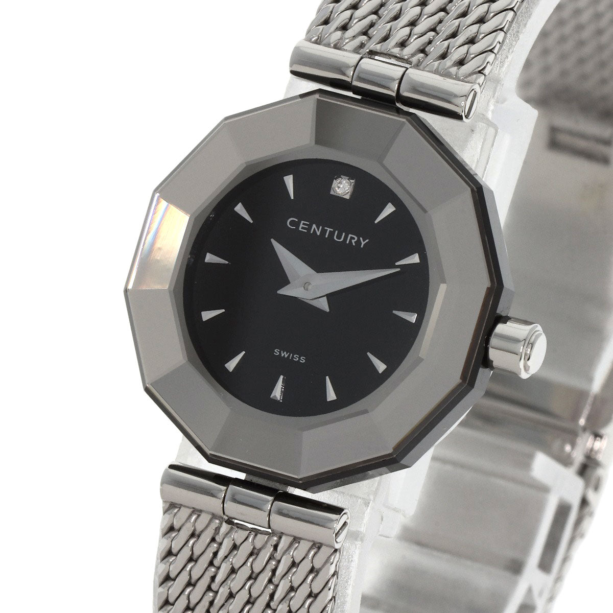 CENTURY Time Gem 1P Diamond Watches Stainless Steel/Stainless Steel Ladies