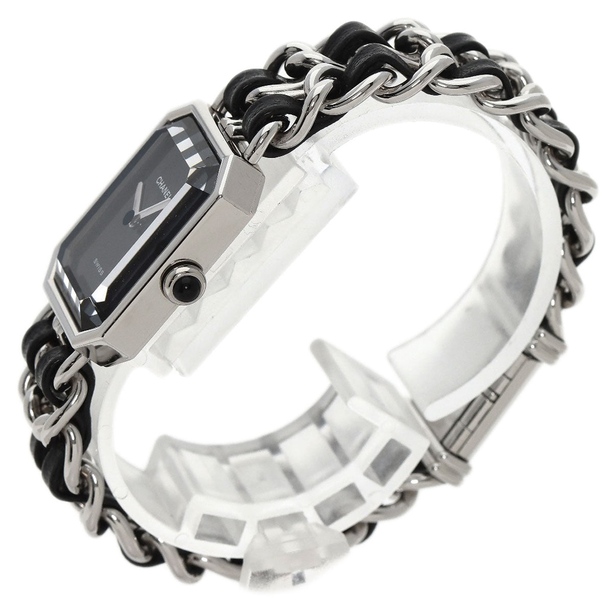 CHANEL Premiere M Watches H0451 Stainless Steel/Leather Ladies