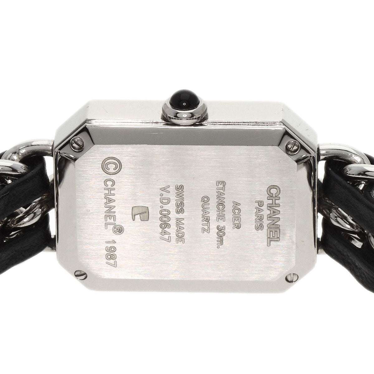 CHANEL Premiere M Watches H0451 Stainless Steel/Leather Ladies
