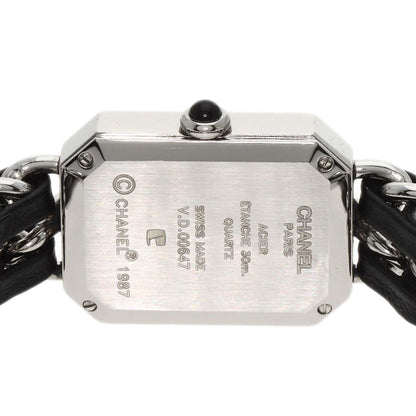 CHANEL Premiere M Watches H0451 Stainless Steel/Leather Ladies