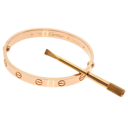 CARTIER   Bracelet LOVE Bracelets with Driver #16 K18 Pink Gold Ladies