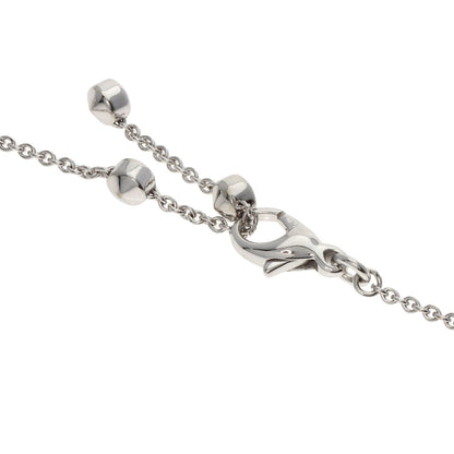 BVLGARI Lucia Blue Topaz Diamond Necklace K18 White Gold Ladies [Used]