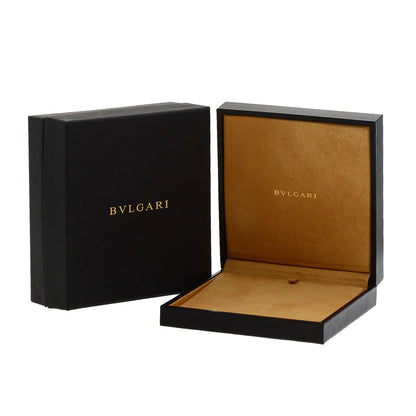 BVLGARI Lucia Blue Topaz Diamond Necklace K18 White Gold Ladies [Used]