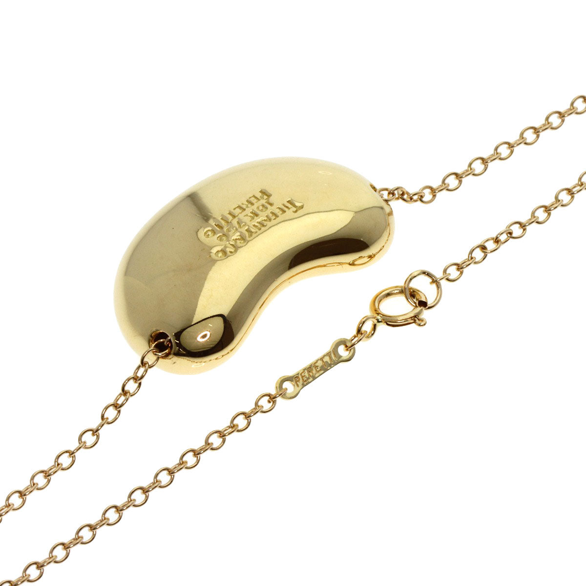 TIFFANY&Co.   Necklace Bean K18 Yellow Gold Ladies