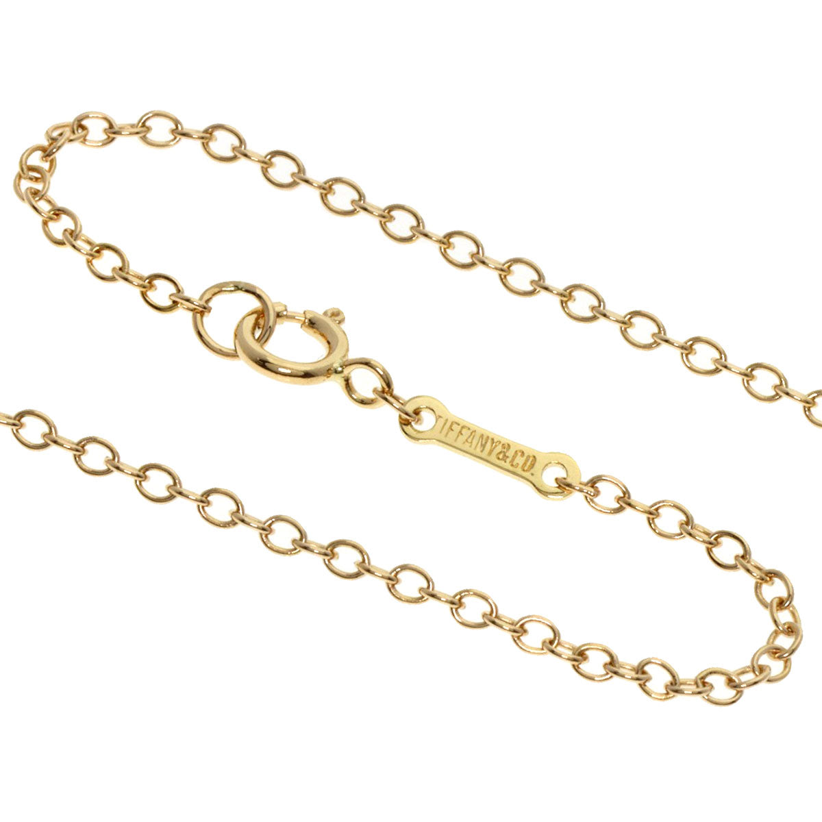 TIFFANY&Co.   Necklace Bean K18 Yellow Gold Ladies