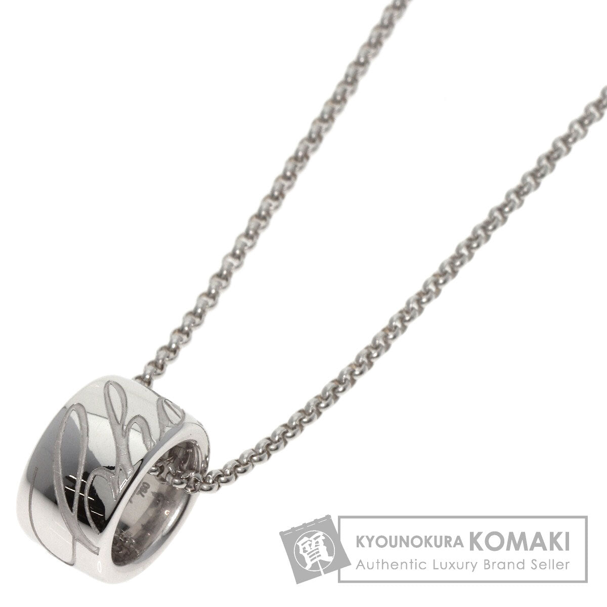 Chopard   Necklace Dissimo K18 White Gold Ladies