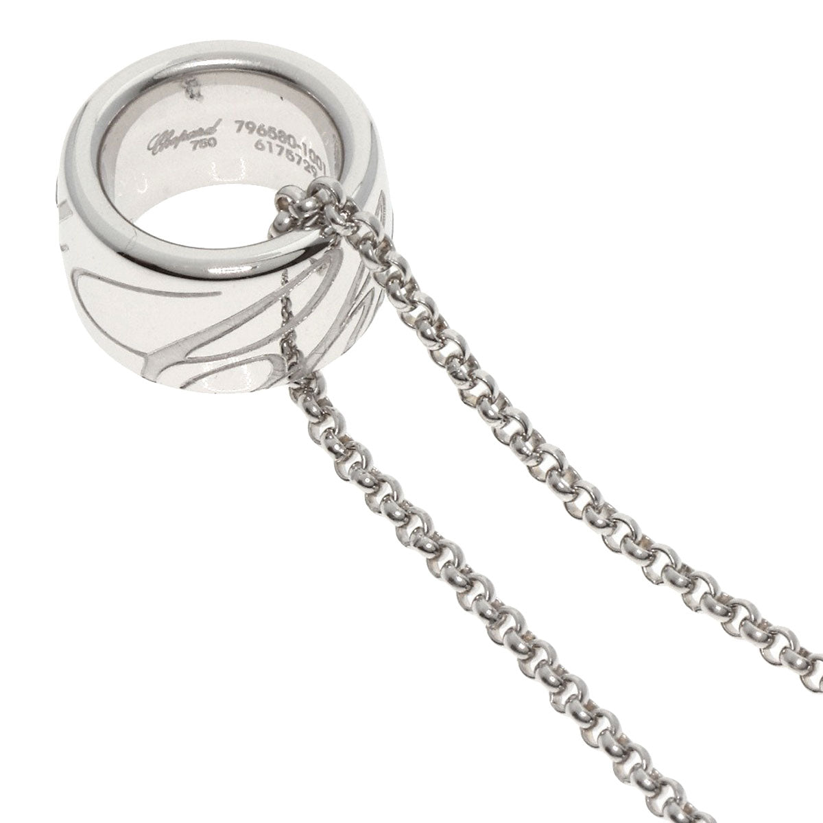 Chopard   Necklace Dissimo K18 White Gold Ladies