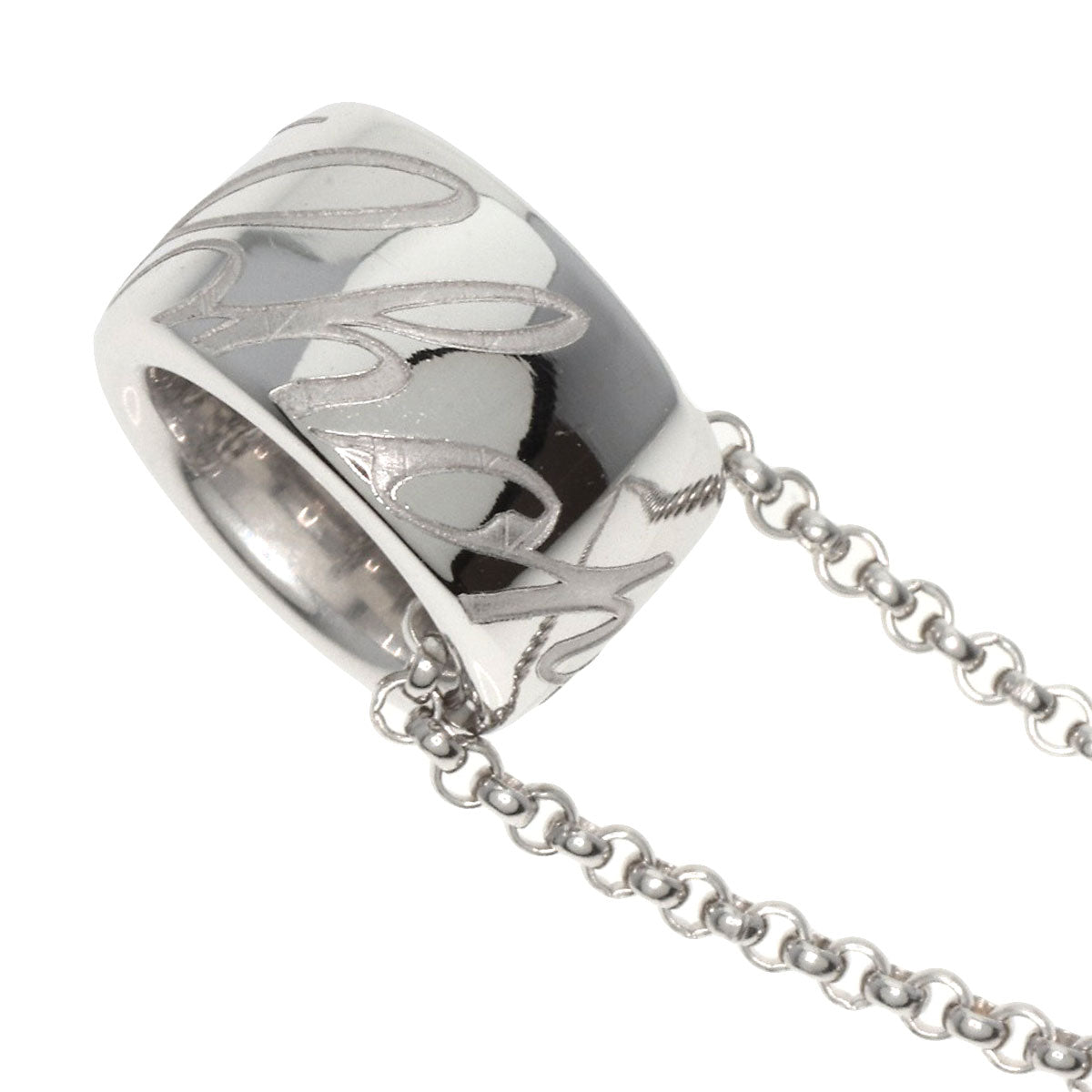 Chopard   Necklace Dissimo K18 White Gold Ladies