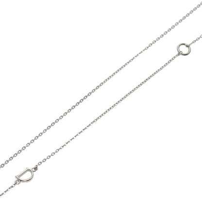 Damiani Belle Epoque Heart Ruby Diamond Necklace K18 White Gold Ladies [Used]