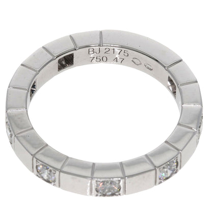 CARTIER   Ring Raniere Half Diamond #47 K18 White Gold Ladies