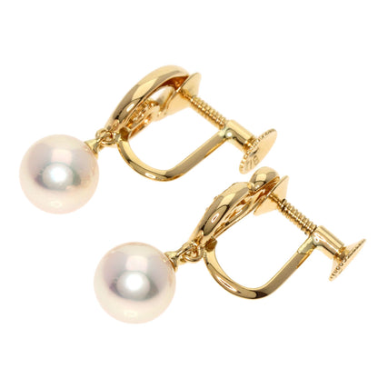 TASAKI   Earring Pearl Pearl Diamond K18 Yellow Gold Ladies