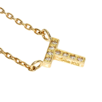 STAR JEWELRY   Necklace Initial T K18 Yellow Gold Ladies