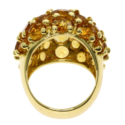 Ponte Vecchio   Ring Citrin K18 Yellow Gold Ladies