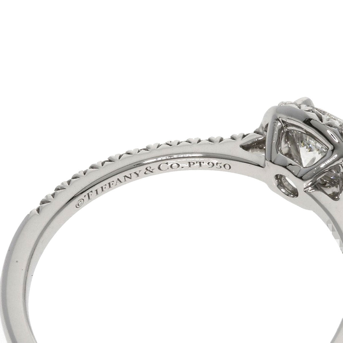 TIFFANY&Co. Sorest diamond Ring Platinum PT950 Ladies [Used]