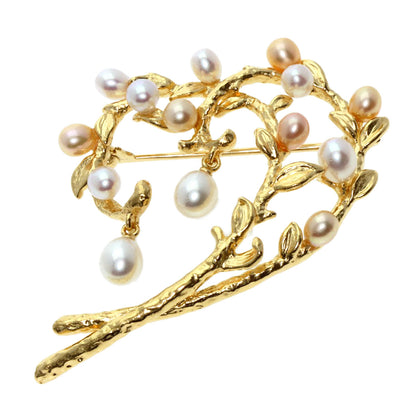 TASAKI   Brooch Pearl Pearl Brooch K18 Yellow Gold Ladies