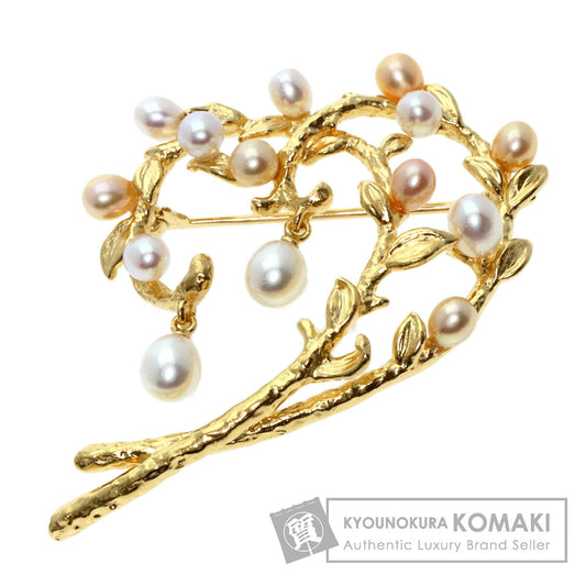 TASAKI   Brooch Pearl Pearl Brooch K18 Yellow Gold Ladies