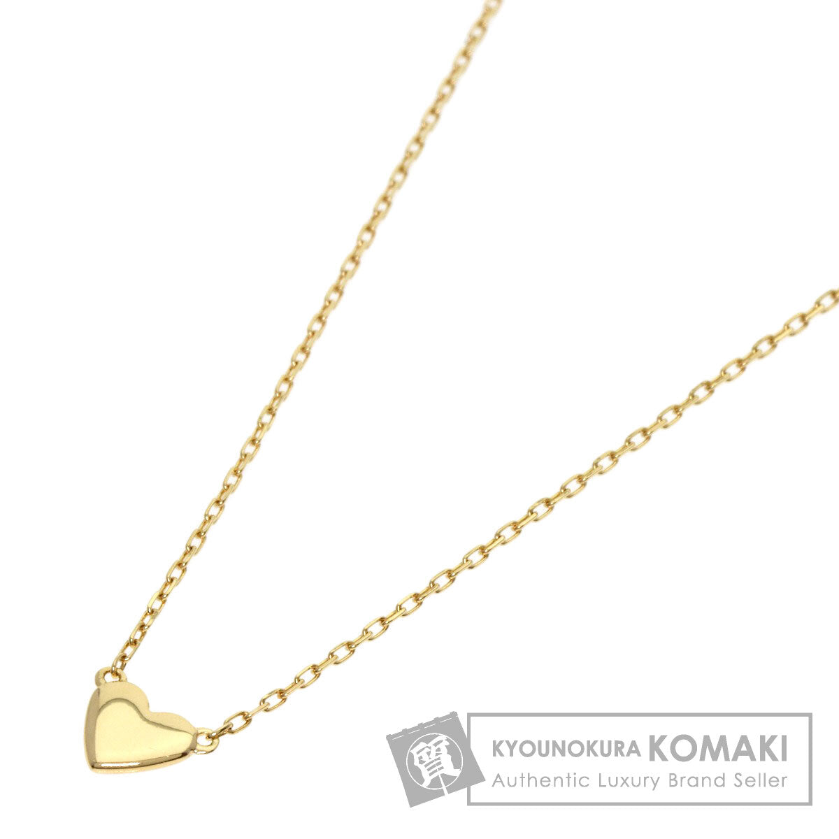 AHKAH   Necklace heart K18 Yellow Gold Ladies