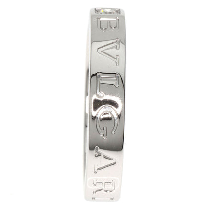 BVLGARI   Ring Double logo 1P Diamond K18 White Gold Ladies