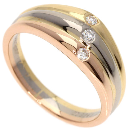 CARTIER   Ring Three-color Diamond K18 Yellow Gold 18K Pink GoldLadies