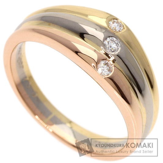 CARTIER   Ring Three-color Diamond K18 Yellow Gold 18K Pink GoldLadies