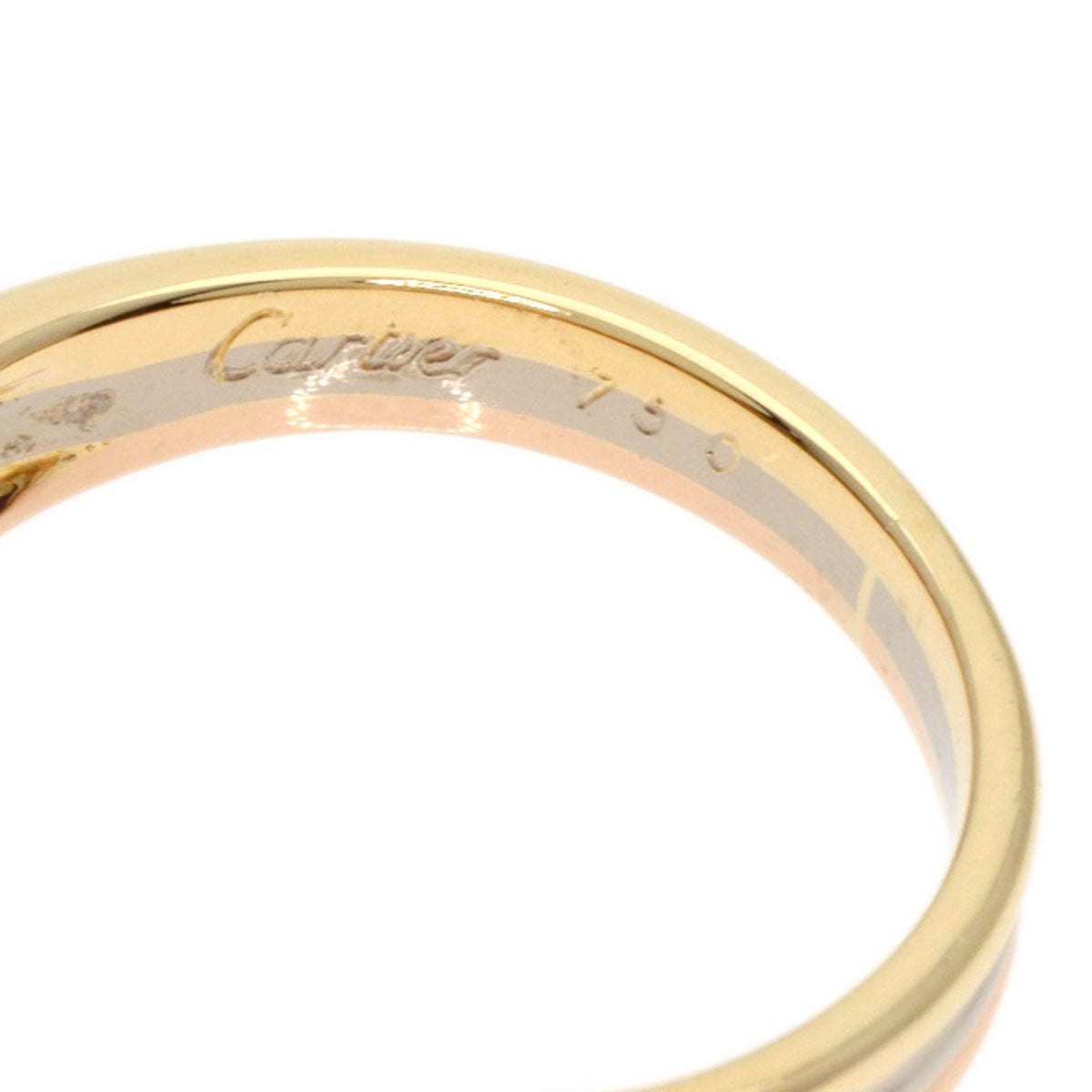 CARTIER   Ring Three-color Diamond K18 Yellow Gold 18K Pink GoldLadies