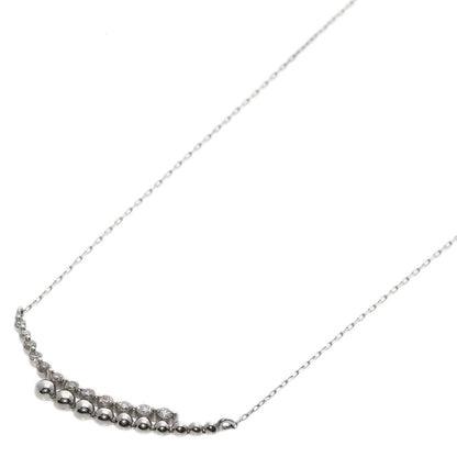 0.15ct Diamond Necklace Platinum PT850 PT900 1.7g　Ladies